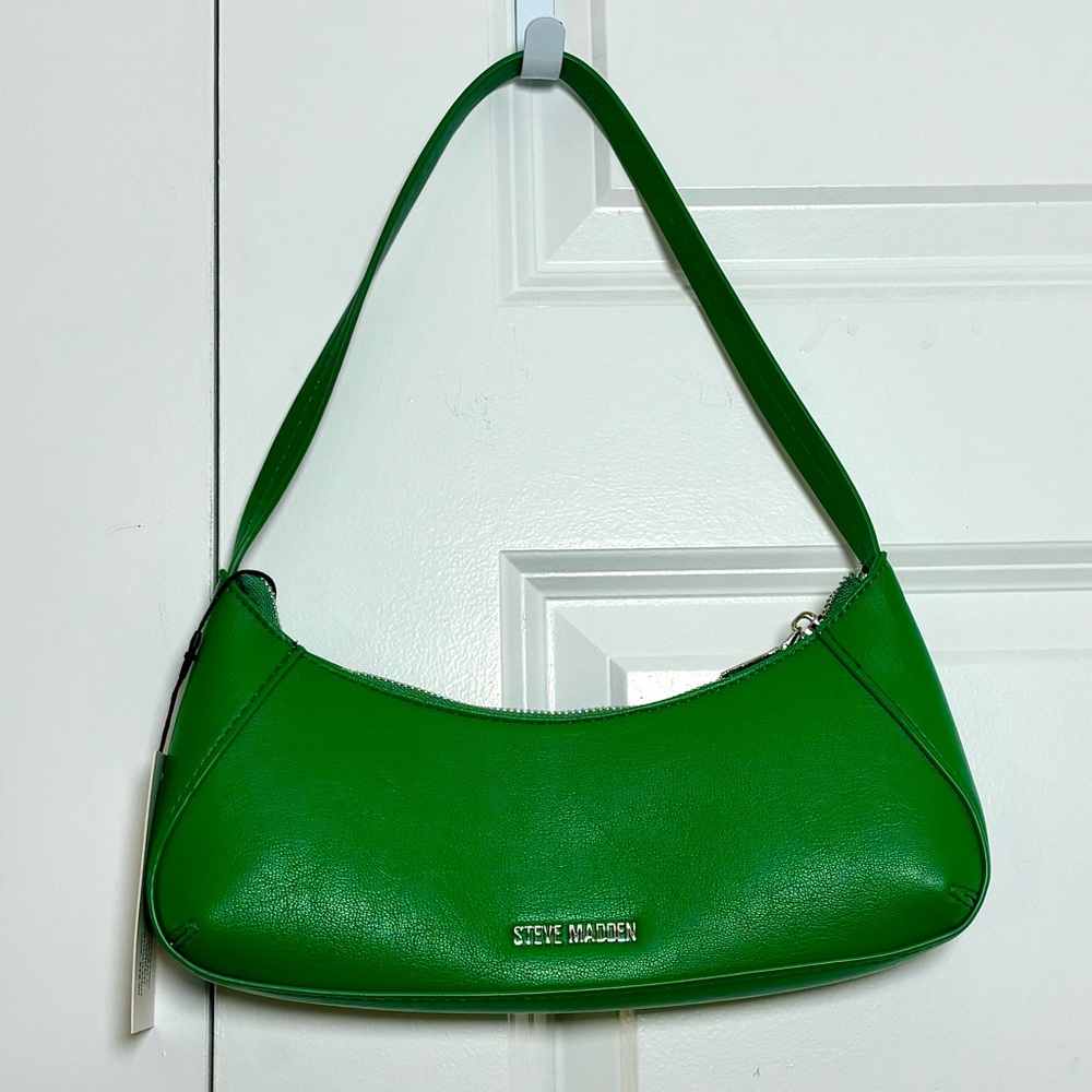 Steve Madden Bold Green Shoulder Handbag